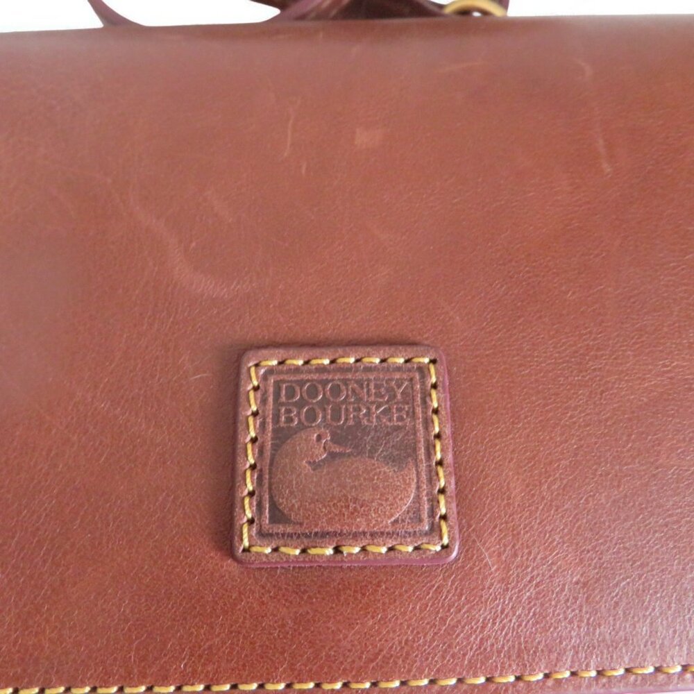 Dooney & Bourke Florentine Kitty Crossbody, Chestnut, EUC - Picture 9 of 11